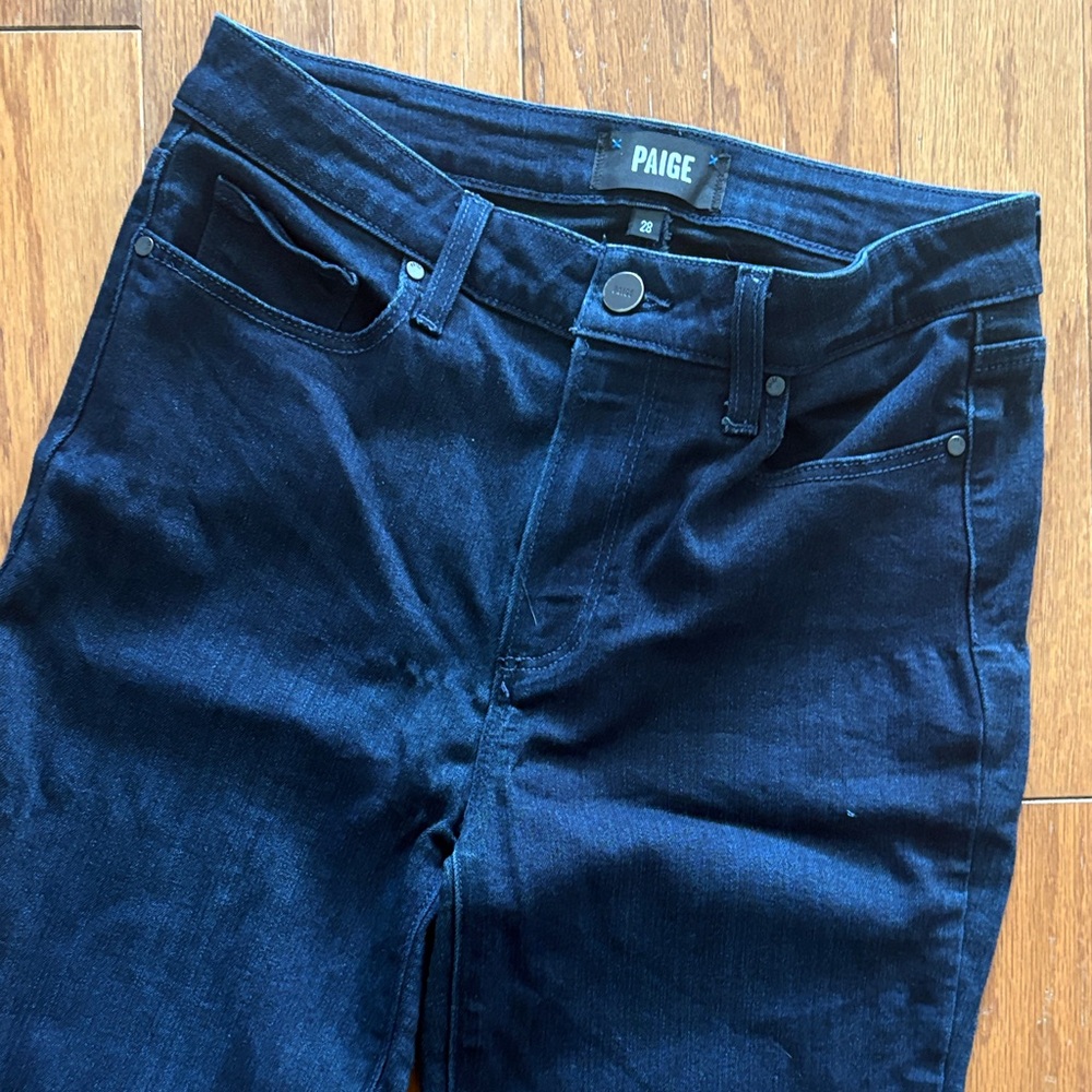 PAIGE Dark Blue Women's Skinny ankle Jeans size 28
